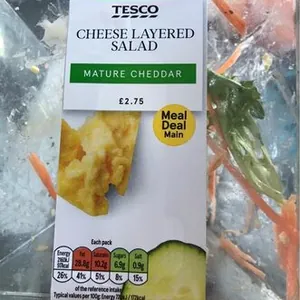 Cheese layered salad