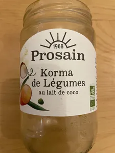 Korma de Légumes au lait de coco