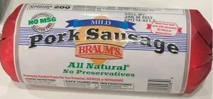 Mild Pork Sausage