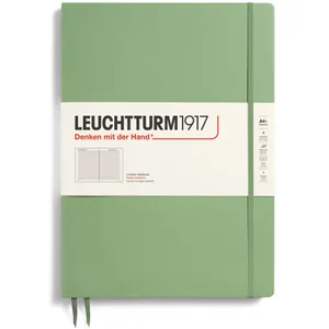 Anteckningsbok A4+ linj sage