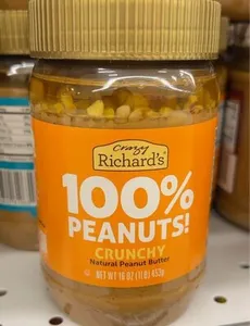 Crazy Richards hundred% peanuts peanut butter