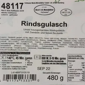 Hofmanns Rindsgulasch