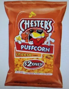 Chester's Puffcorn Cheese Puffed Corn Snacks