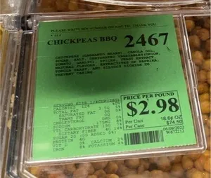 Winco BBQ chickpeas