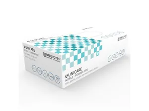 Nitrilhandske UNICARE blå L 100/fp