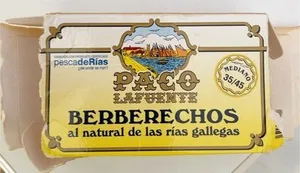 Berberechos paco lafuente