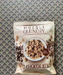 Muesli Crunchy - 2  chocolats