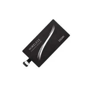 Qi Adapter - Trådlös Mottagare för Laddning USB-C - Svart