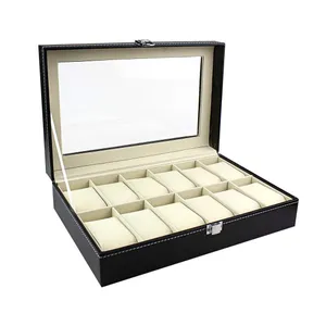 Lyxig Klockbox / Klocklåda / Urbox för 12 klockor