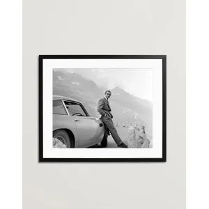 Sonic Editions Framed Connery And His Aston Martin