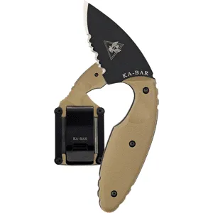 Ka-Bar TDI Original Half-Serrated - Coyote Brown
