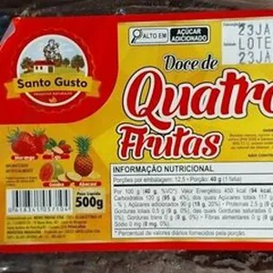 Dulce de cuatro frutas