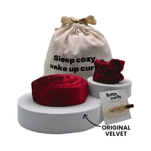 Lotta Locktångsset Original Velvet, Bordeauxröd