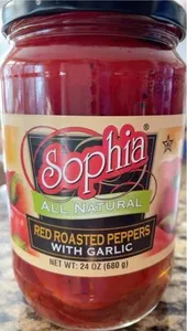 Red Roasted Peppers with Garlic