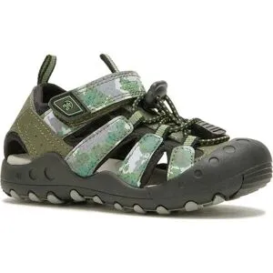 Kamik Kids' Crab Print Olive 22