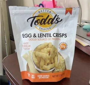 Todd’s Egg and Lentil Crisps