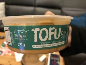 Simply Simple Tofu Dip Vegan Harissa Marocaine