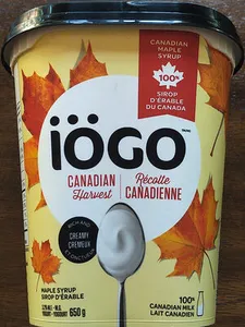 Canadian Harvest Maple Syrup Yogurt