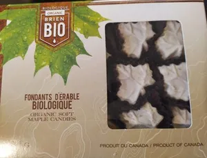 Fondants d'érable biologique