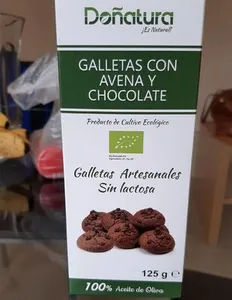 Galletas con Avena y Chocolate
