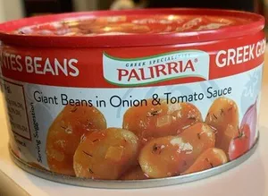 Greek Gigantes Beans - Giant Beans in Onion & Tomato Sauce