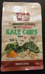 Kale chips Indian spice