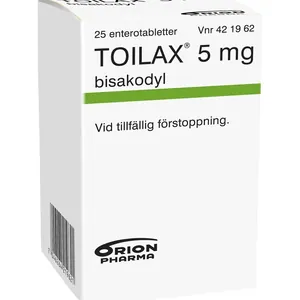 Toilax enterotablett 5 mg 25 st