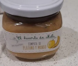 Compota de plátano y manga