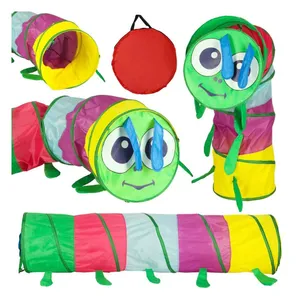 Barns trädgård tunnel hem larv