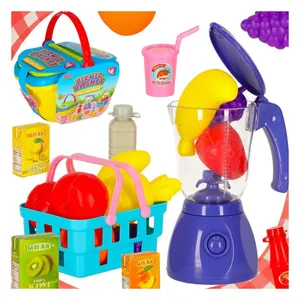 Picknickkorg fruktjuicer drycker matleksaker