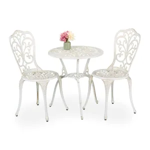 Garden Bistro Set – Antik design, bord och 2 stolar