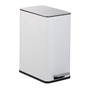 Pedalbehållare 10L – Handsfree, mjukstängd badrumsbehållare