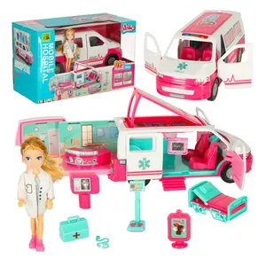 Ambulans Mobil sjukhusdocka Tillbehör till lekset