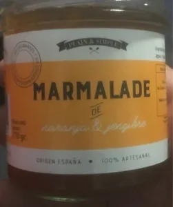 Marmalade de naranja and genjibre