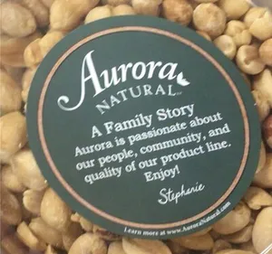 Aurora natural unsalted peanuts