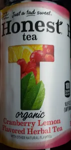 Cranberry Lemon Flavored Herbal Tea