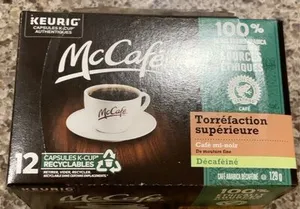 McCafe Keurig Cups Decaf