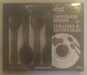 Cuillères en chocolat