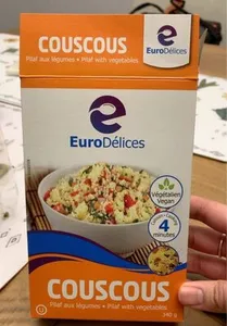 Couscous pilaf with vegetable