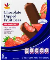 Chocolate Dipped Fruit Bars, Strawberry