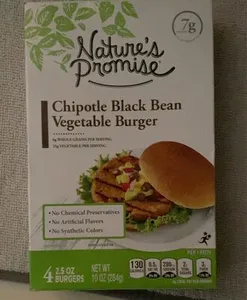 Chipotle black bean burger