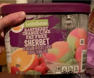 Rainbow sherbert