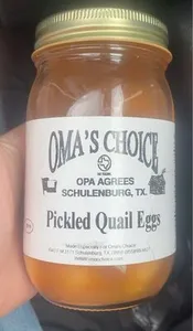 Pickled quail eggs