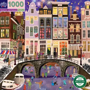 eeBoo - Puzzle 1000 pcs - Magical Amsterdam - (
