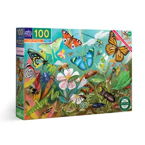 eeBoo - Puzzle 100 pcs - Love of Bugs