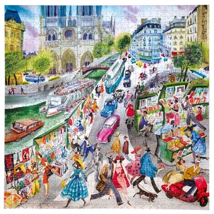 eeBoo - Puzzle 1000 pcs - Paris Bookseller