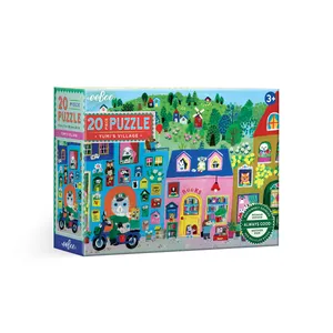 Eeboo - Puzzle 20 pcs - Yumi's Village
