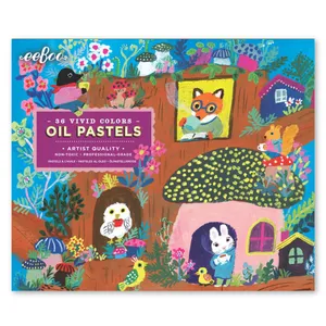 Eeboo - Oil Pastels 36 pcs - Yumi's Mushroom House