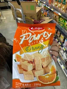 Party Wafers Orange