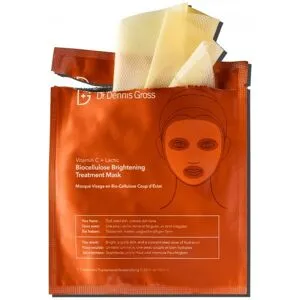 Dr Dennis Gross C+ Collagen Biocellulose Brightening Treatment Mask 4 St
